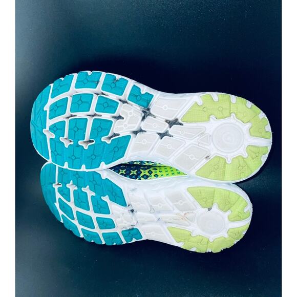 Brooks Pureflow 5 Blue Yellow 3D Fit Print Running 120291B166M Women's Size 7 - Picture 5 of 6